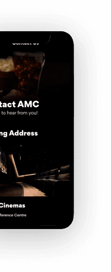 amc cinemas mobile app 1design