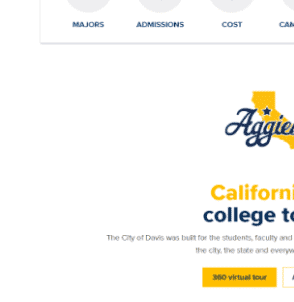 uc davis website 7design