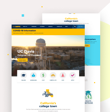 uc davis website design feauter