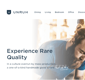 unruh furniture website 9design