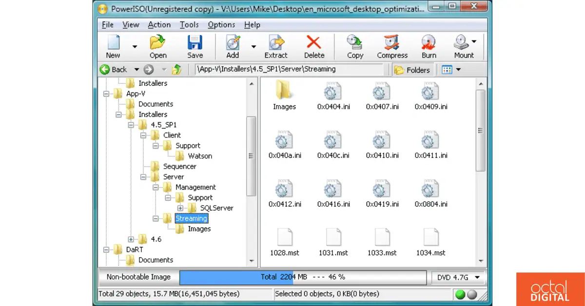 How to open BIN File PowerISO