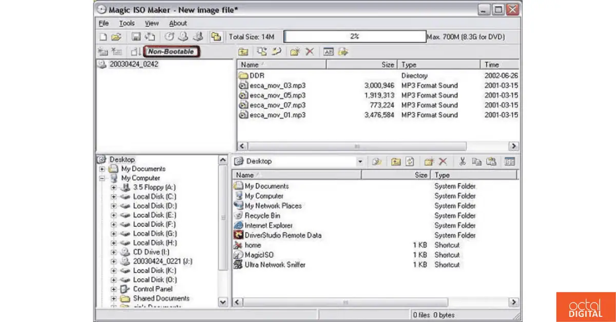 How to open BIN file Magic ISO Tool Method