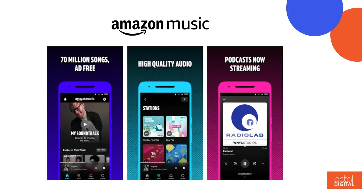 free offline music apps Amazon Music