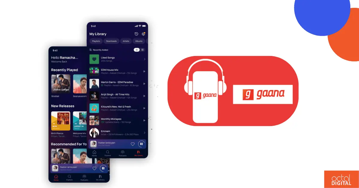 free offline music apps Gaana