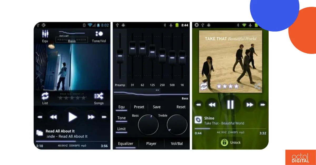 free offline music apps PowerAMP