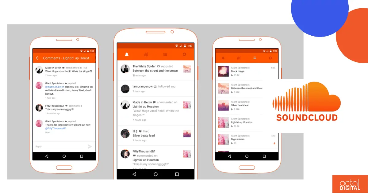 free offline music apps Sound cloud