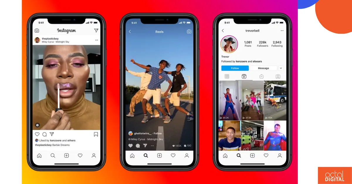 top apps like TikTok Insagram reel