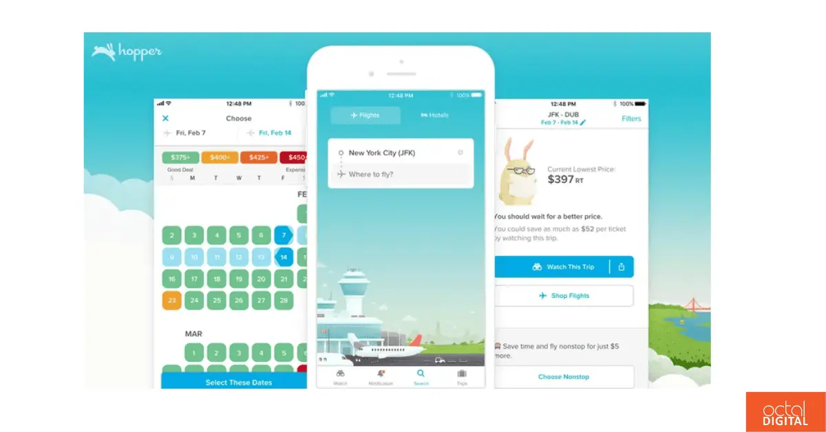 Best travel apps - Hooper