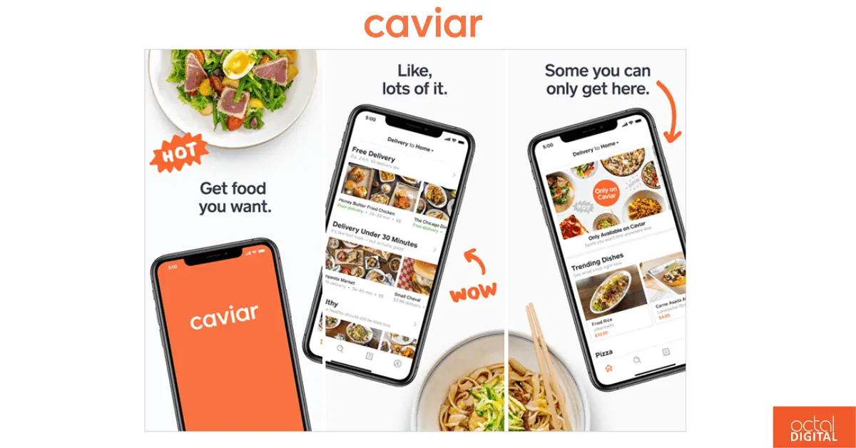 Online Food Delivery Apps Caviar