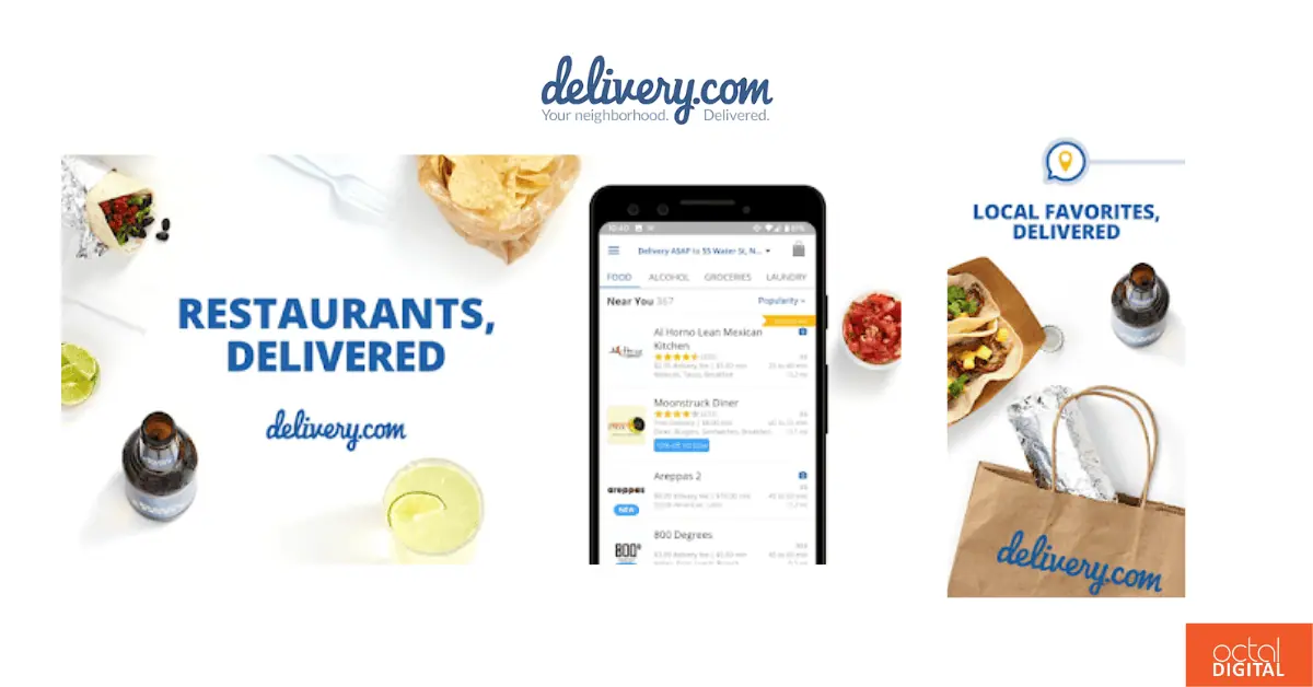 Online Food Delivery Apps Delivery.com