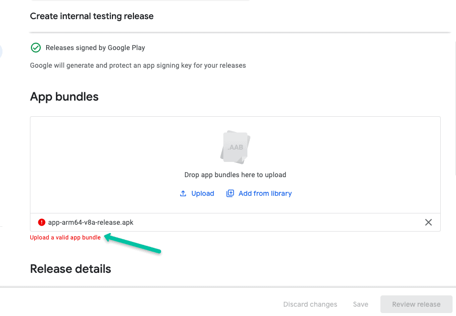 How to publish app to Google Play Store - App Bundle Upload and Testing