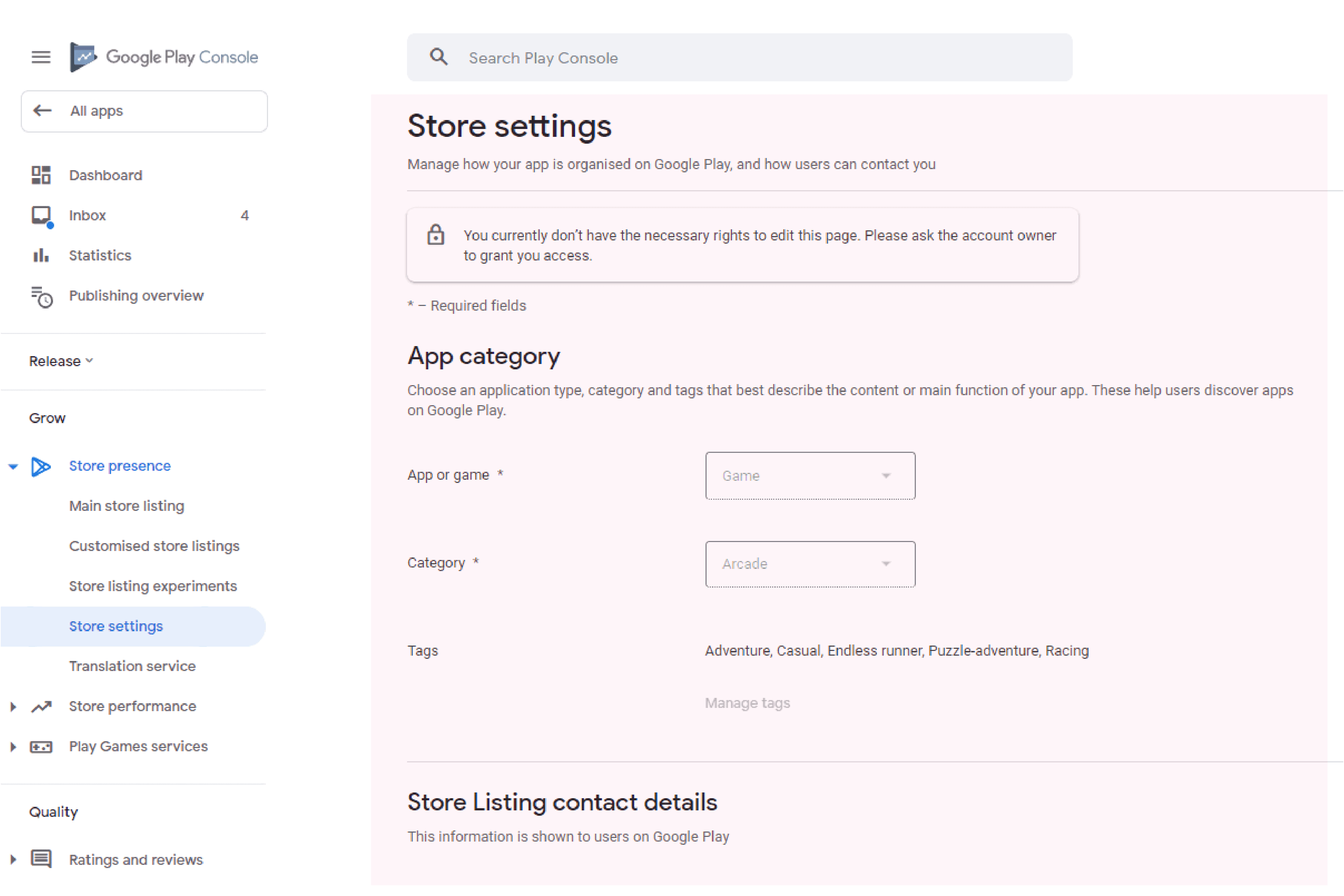 How to publish app to Google Play Store - App Store Listing