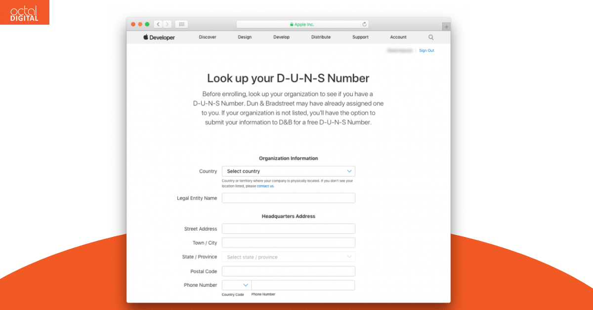 how to submit ios app to app store duns number