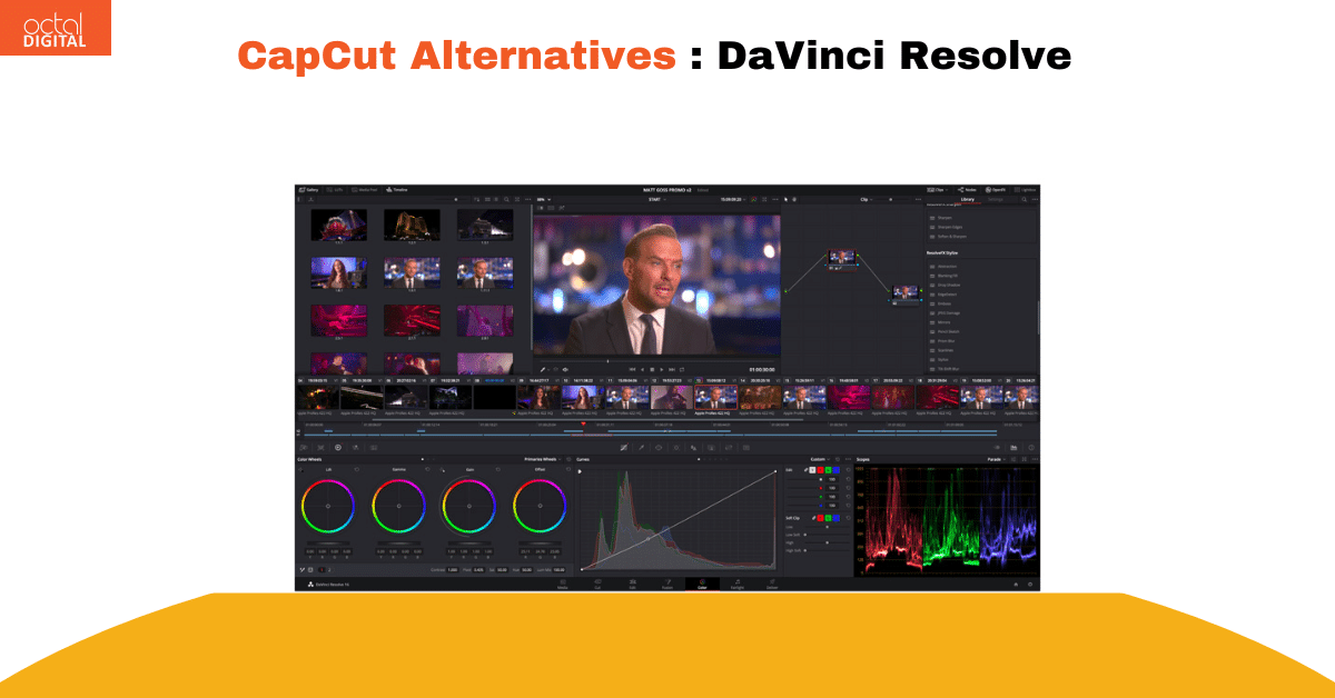 capcut alternatives - davinci resolve - apps like capcut