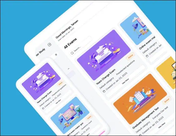 AI Online Exam Management Web App