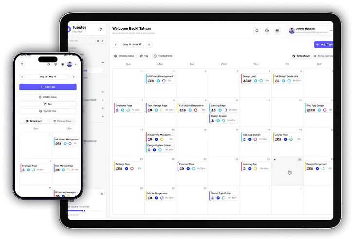 AI-Powered Time Tracking Website