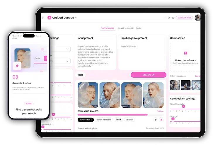 AI Image Generator Website