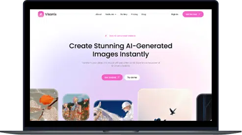 laptop AI Image Generator Websit