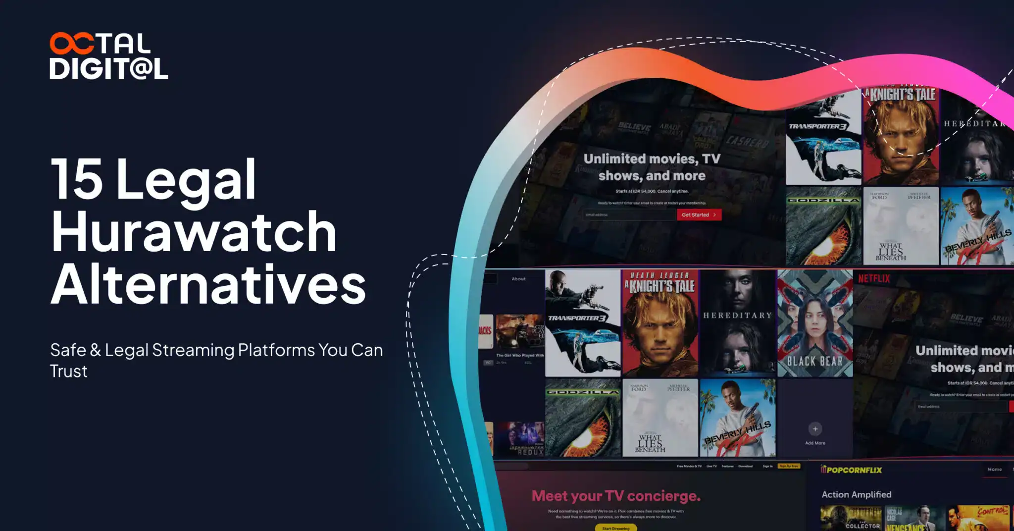 Legal streaming platform alternatives for safe and authorized access to movies and TV shows.