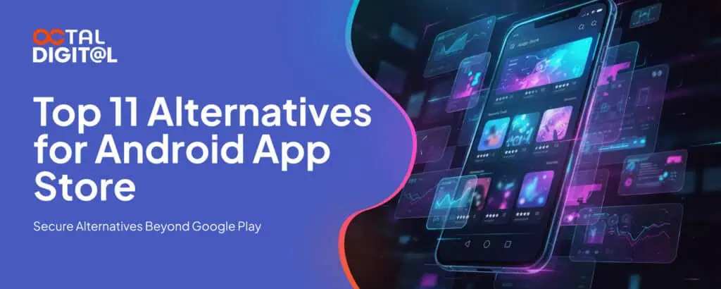 Android app store alternatives with secure app downloads and innovative features.