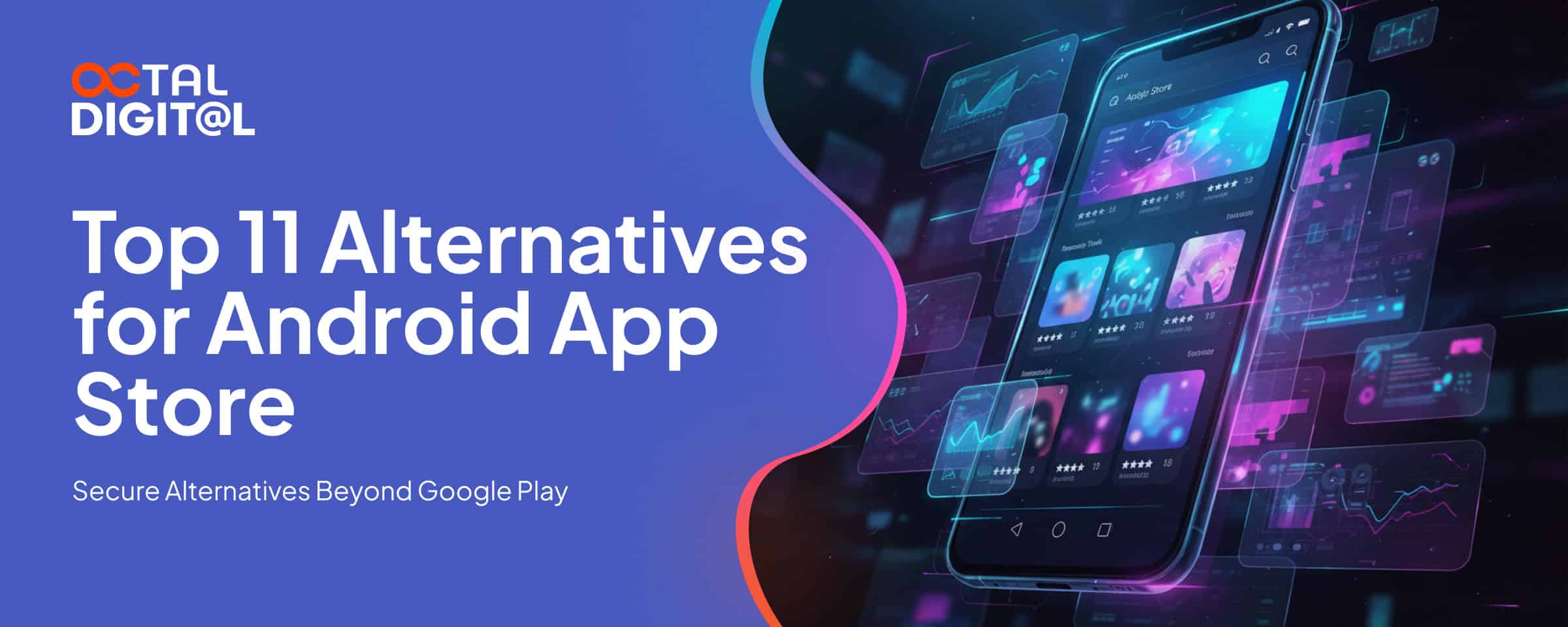 Android app store alternatives with secure app downloads and innovative features.