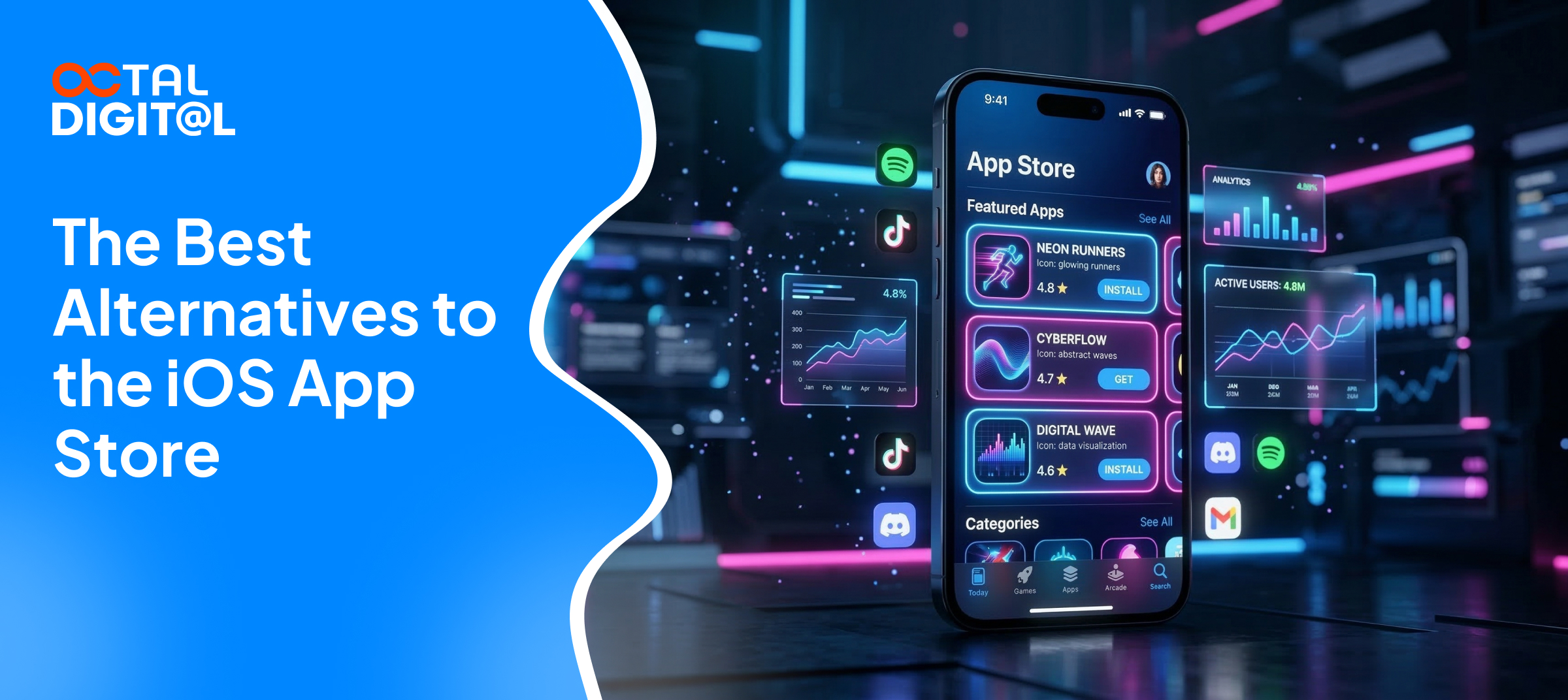 Innovative app store alternatives for iOS users to explore new apps and digital content.