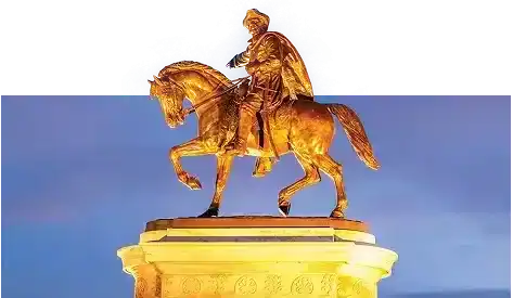 Equestrian monument in Houston, Texas, city of the Octal Digital software team
