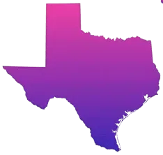 Texas map graphic for Octal Digital Houston clients