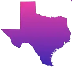 Texas map graphic for Octal Digital Houston clients